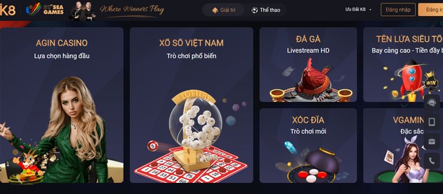 Nhà cái K8 là sân chơi cá cược trực tuyến hàng đầu Việt Nam